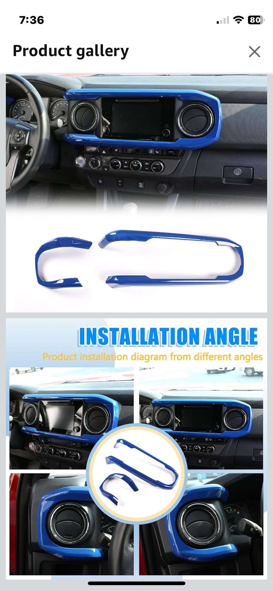 From Display For Toyota Tacoma 2019