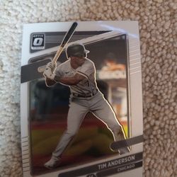 Tim Anderson 2021 Panini Optic Card