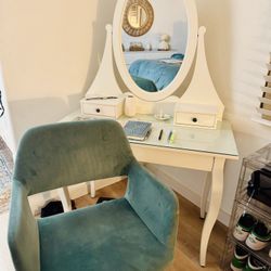 Ikea Vanity and Chair 