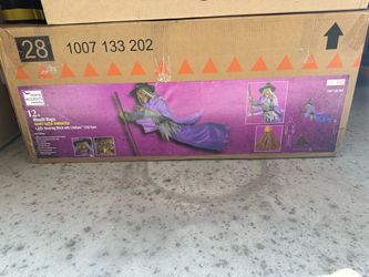 Halloween Home Depot witch