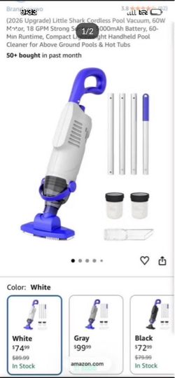 Little Shark Cordless Pool Vacuum