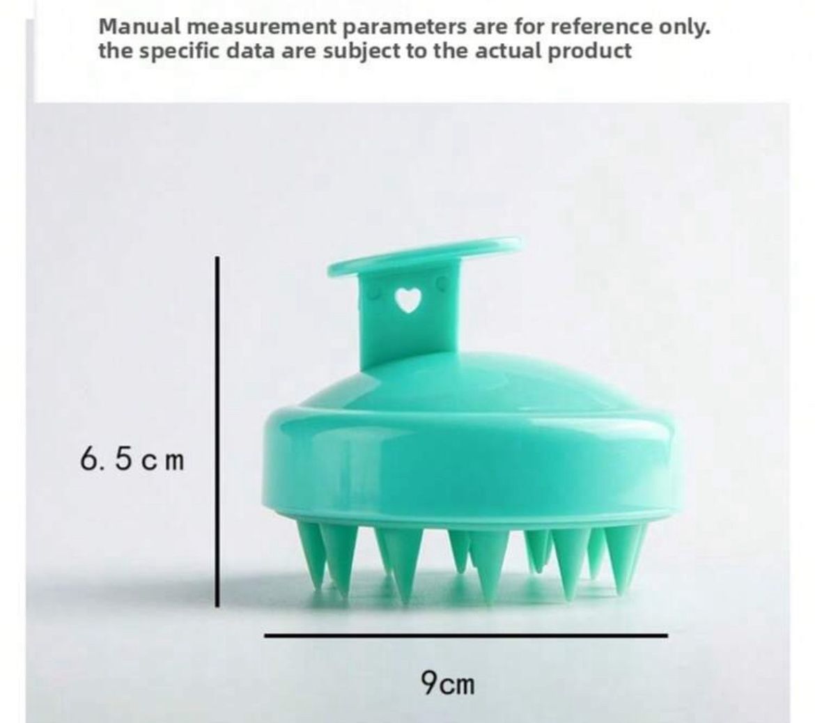 Bundle / Hair Washing Magic Tool Scalp Washing Massage Shampoo Brush Hair Washing Massager Silicone Comb Scalp Scratcher And Stainless Steel Ultra