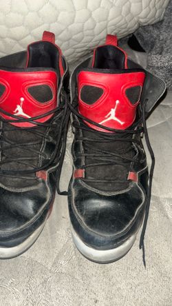 Black and red Jordan’s