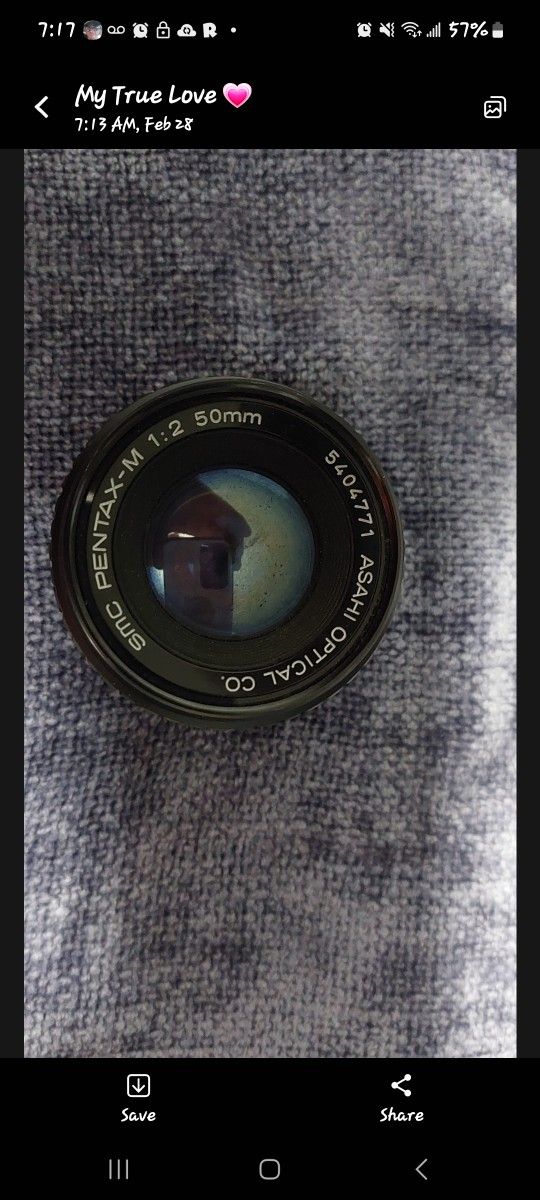 Pentax Camera Lens