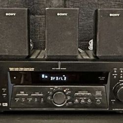 Sony Surround Sound Stereo Receiver and Speakers