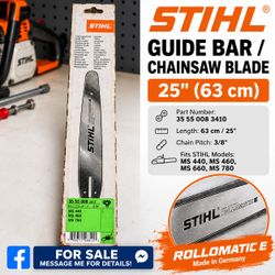 STIHL Chainsaw Guide Bar – New Old Stock – 🔥