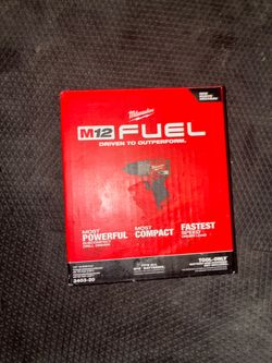 New Milwaukee M12 FUEL 1/2 inch Drill Driver 3403-20