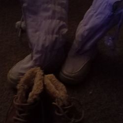 Girls Boots Good Condition Size 11 And 12 $5.00 Each 