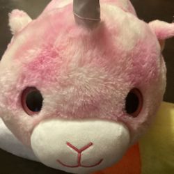 Unicorn Plush *New (Large) Multicolor Hombre Tie Dye Pink Color