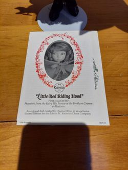 Little Red Riding Hood porcelain doll
