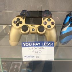 Gold PS4 Controller 