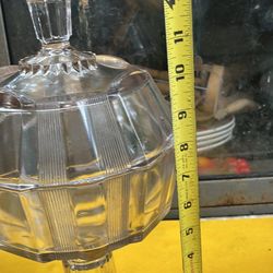 Pale Pink Antique Candy Dish