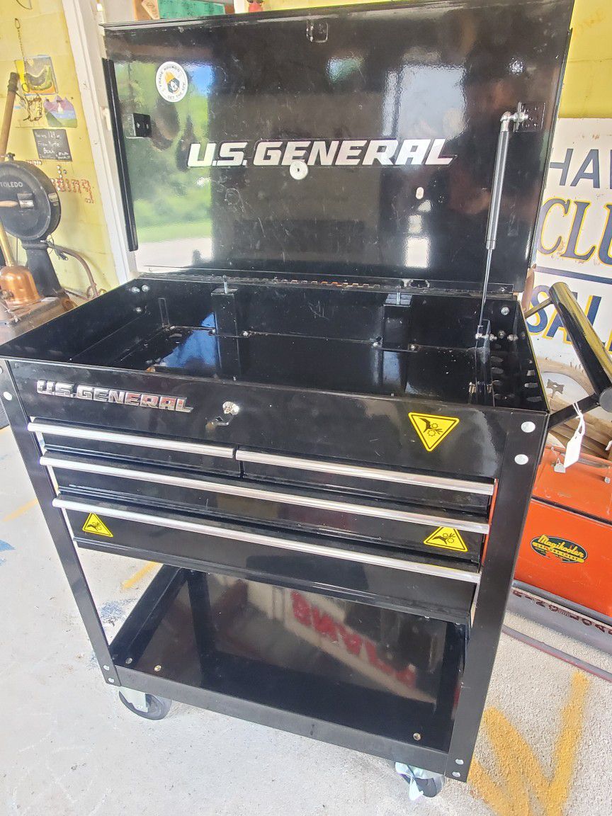 U.S. General 30" 4 Drawer Tech Cart Tool Box 