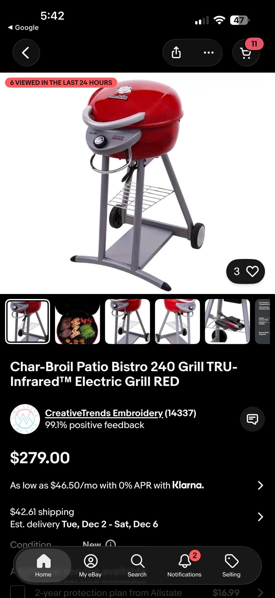 Patio Electric Grill