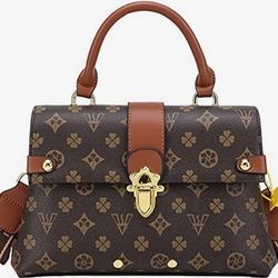 Nice Women's Vegan Leather Handbag with Top Handles