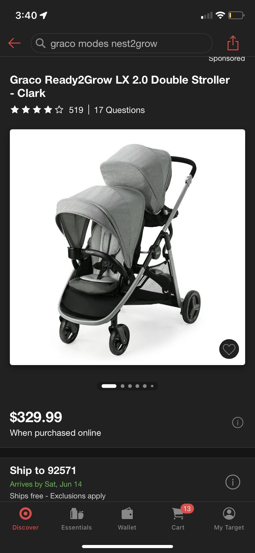 Double stroller