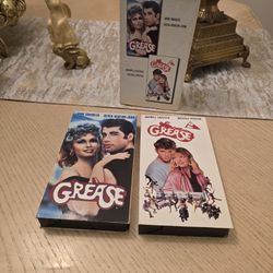 Grease & Grease 2 VHS Box Set John Travolta Olivia Newton-John