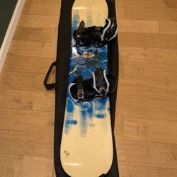 140" Snowboard, Bindings, Boots & Bag