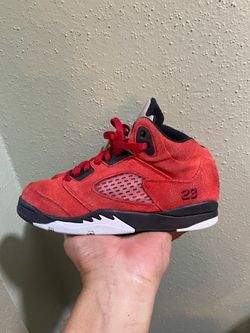 Air Jordan 5 Retro Toro Bravo/Raging Bull,Size 2Y