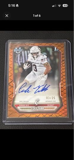 Cole Tabb Auto /25 2026