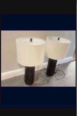 Night Stand Lamps In Good Condition $80