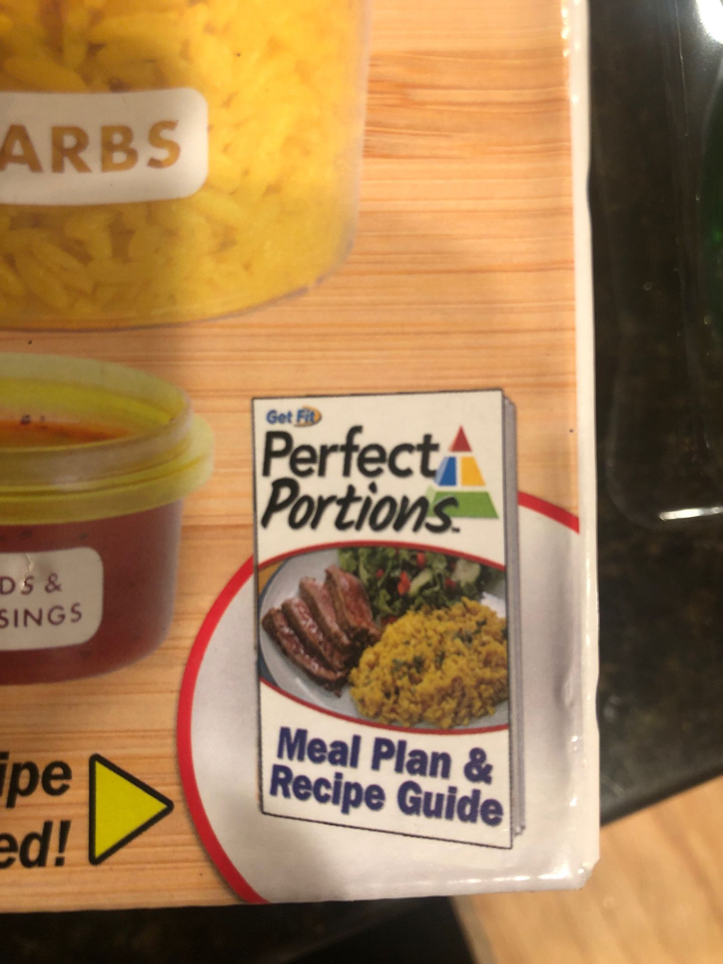 Perfect portion meal prep