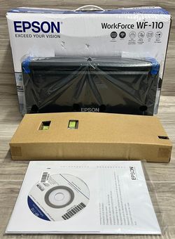 Epson WorkForce WF-110 Wireless Mobile Inkjet Printer B582A (PO1024630)