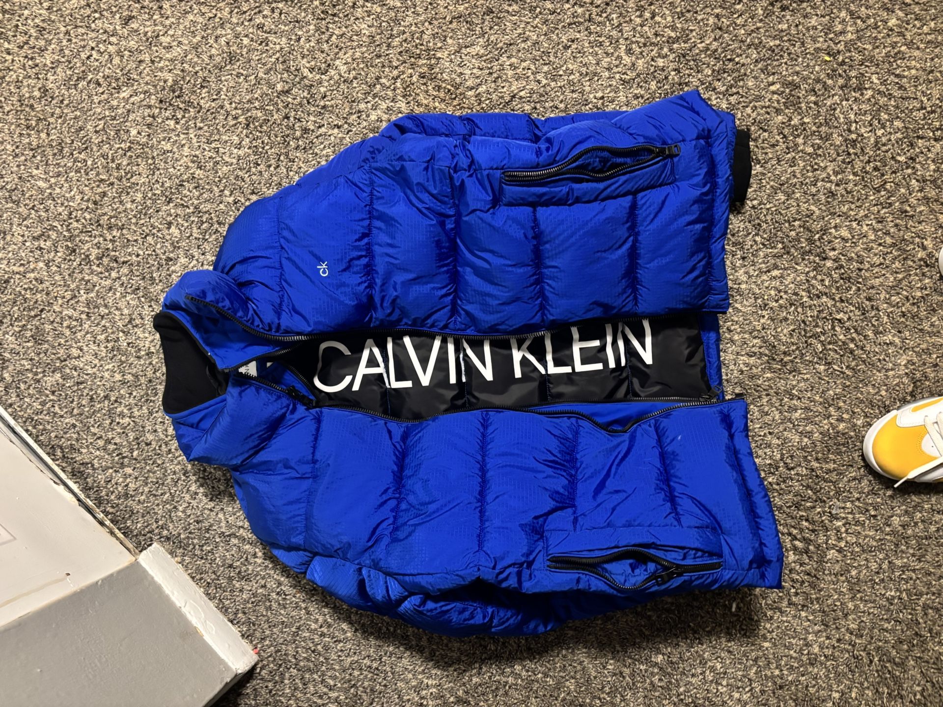 Medium Size Blue Calvin Klein Coat