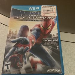 The Amazing Spiderman Ultimate Edition For Nintendo Wii U CIB Tested