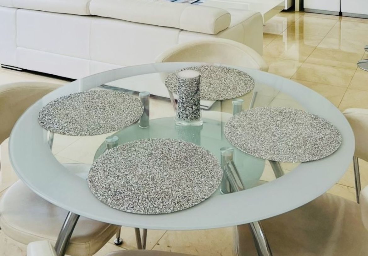 Amazing Round Glass Table