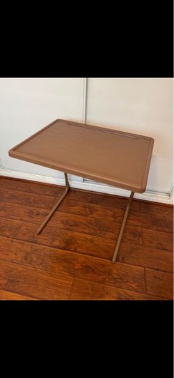 Folding Tray Table with Metal Legs