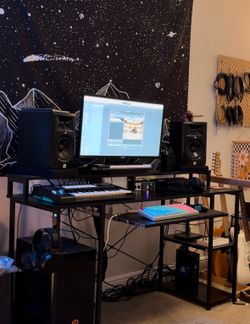Computer Desk for Studio Producer Monitor riser