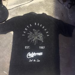 Acid wash Santa Barbra Graphic Tee