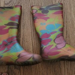 Girls  Rain  Boots Toddler Size 12