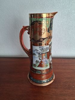 Japanese Satsuma Porcelain Pitcher