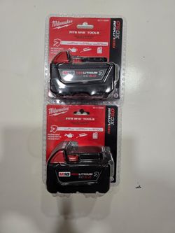 Milwaukee M18 XC5.0 Batteries 65 Each