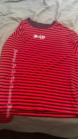 REVENGE STRIPPED LONG SLEEVE T-SHIRT
