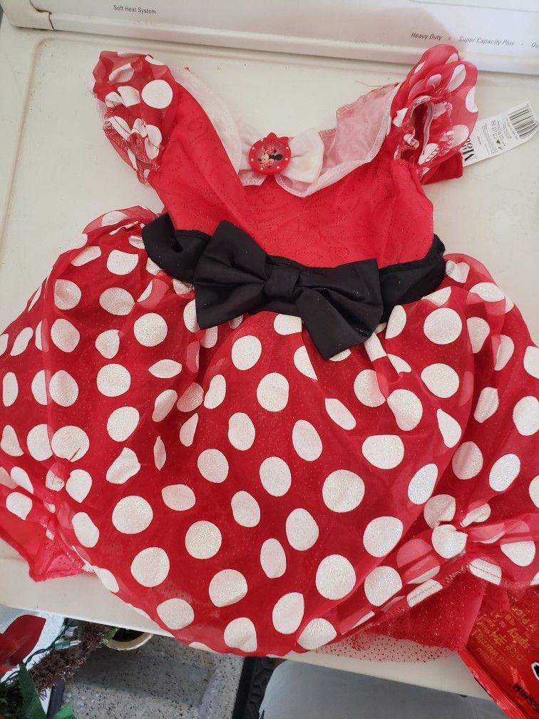 3t 4t Minnie Mouse Dress Costume 