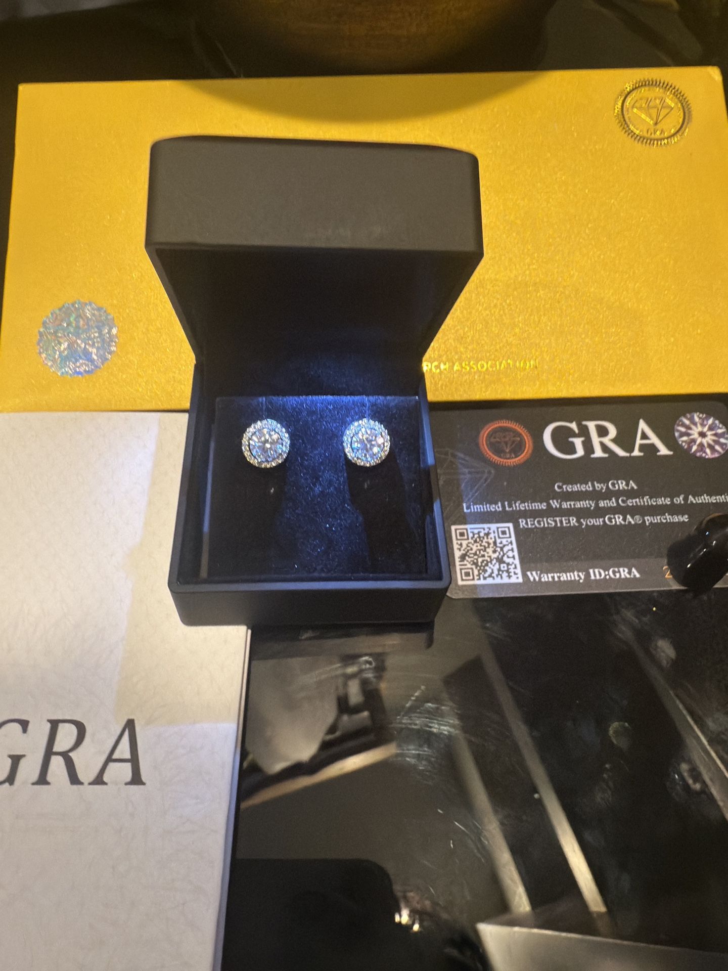 moissanite earrings 925 silver