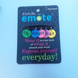 Neck Emote Bracelet Necklace