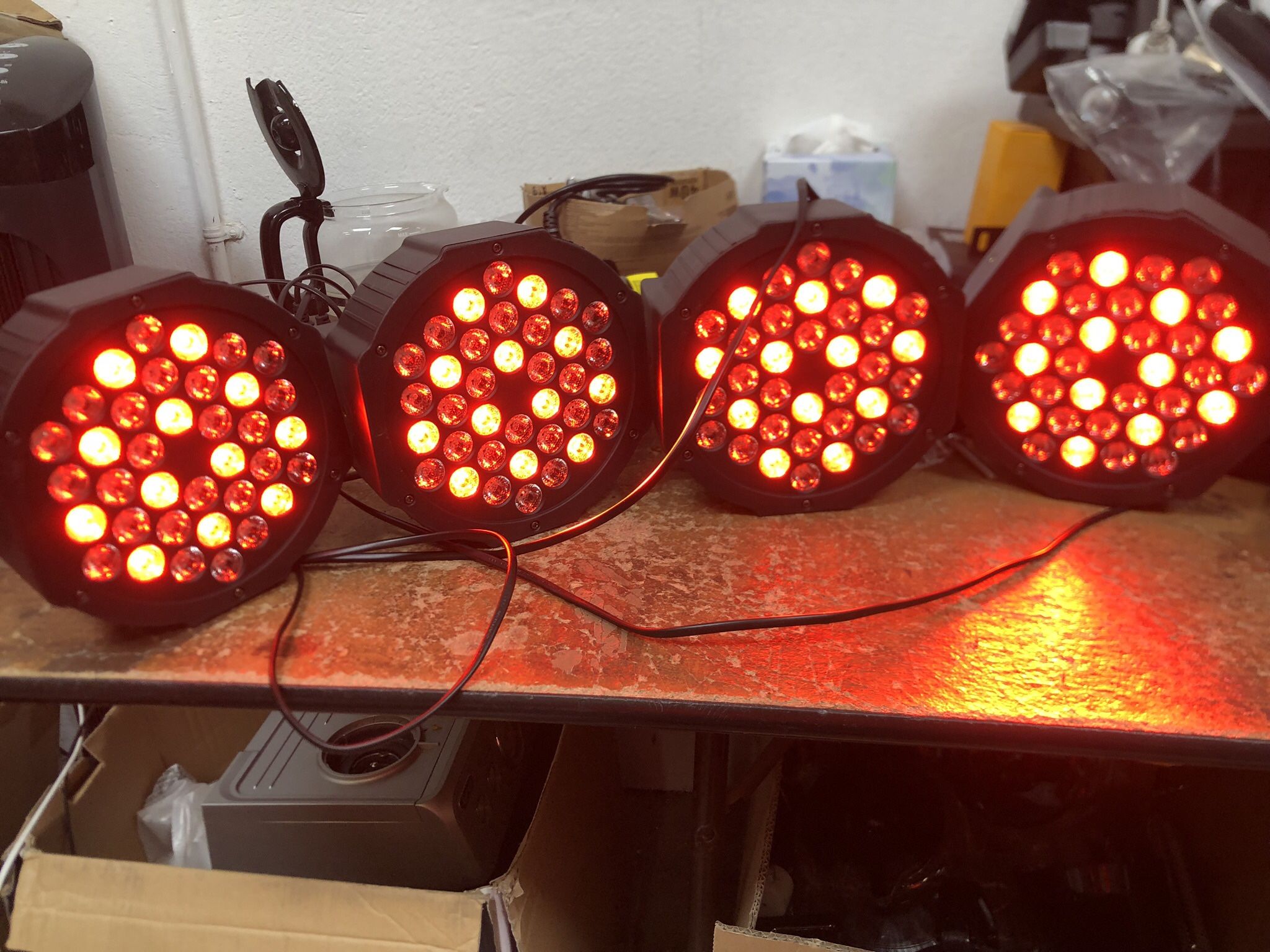 Led stage light Strobe Lights DJ lights 36 Led RGB with DMX and remote control sound activation strobe effects for wedding gig lighting party DJ l