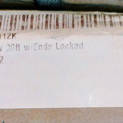 1/2" Core Cable 90ft W/ Locked Ends (2)