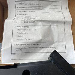 Nissan Tow Hitch With Wiring Harness