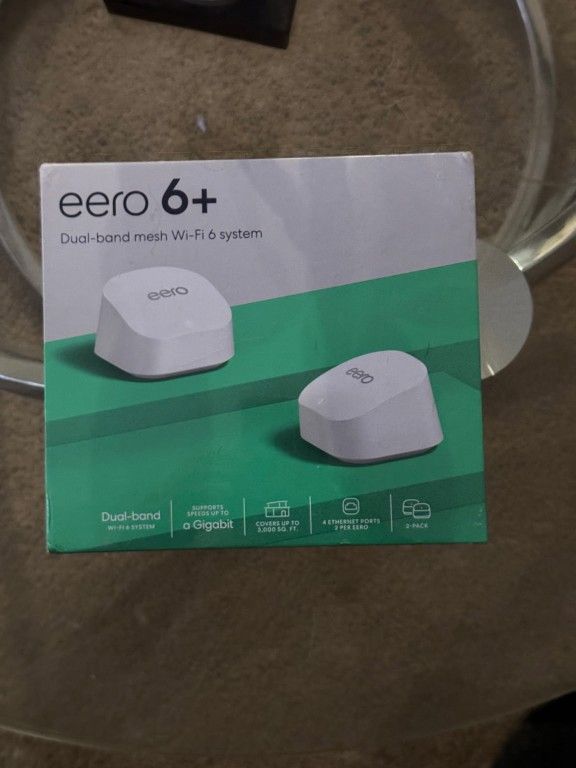 Eero 6+ Internet Router Dual Pack
