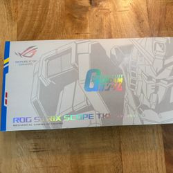ASUS ROG Strix Scope TKL Gundam Edition Mechanical Keyboard Cherry MX Red - NEW