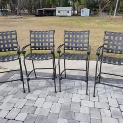 Very Nice Armed Black Barstools that swivel $200