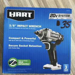 Hart 20 Volt impact wrench $35