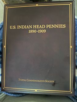 Indian head pennies  1890’-1909