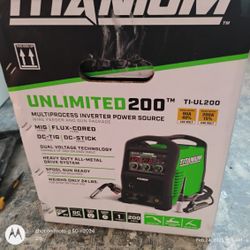 Titanium Welder, Welding Helmet & Welding Rods 
