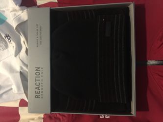 Kenneth Cole Beanie and Scarf Set
